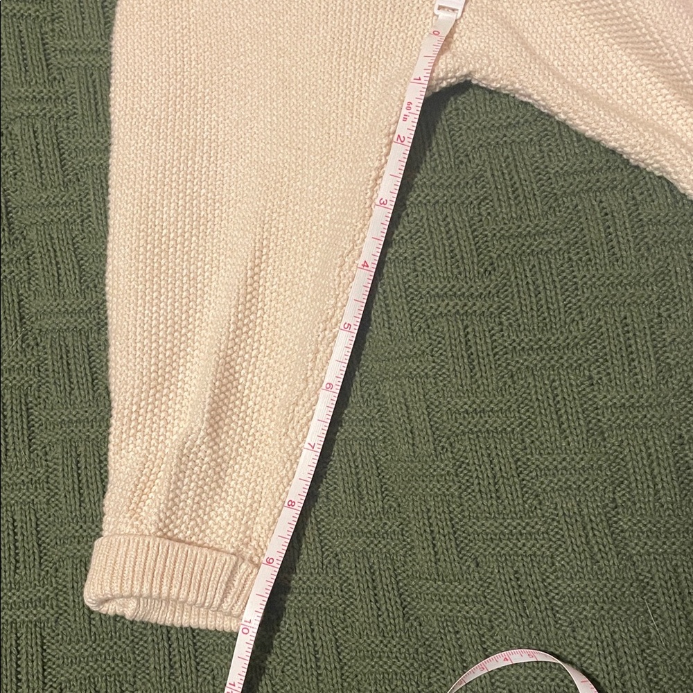 Zara cream  Knit Overalls - Picture 7 of 7